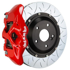 Brembo GT Monobloc 4-Piston 345mm Front Type-3 Slotted Big Brake Kit | 2017-2021 Honda Civic Si/Type-R (1S3.8005A).