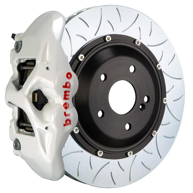 Brembo GT Monobloc 4-Piston 345mm Front Type-3 Slotted Big Brake Kit | 2017-2021 Honda Civic Si/Type-R (1S3.8005A).