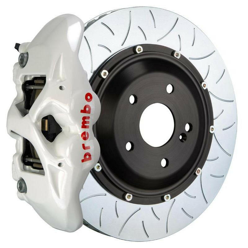 Brembo GT Monobloc 4-Piston 345mm Front Type-3 Slotted Big Brake Kit | 2017-2021 Honda Civic Si/Type-R (1S3.8005A).