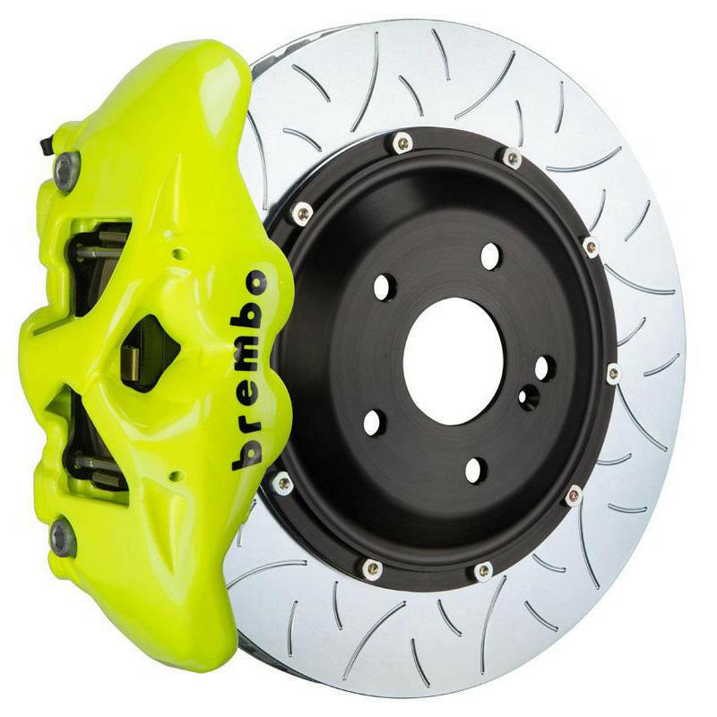 Brembo GT Monobloc 4-Piston 345mm Front Type-3 Slotted Big Brake Kit | 2017-2021 Honda Civic Si/Type-R (1S3.8005A).