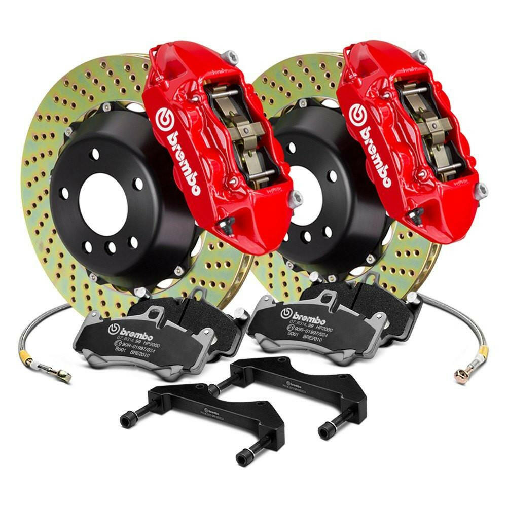 Brembo Gran Turismo 4 Piston Drilled Rear Big Brake Kit | 2022 Subaru BRZ/Toyota 86 and 2013-2021 Subaru BRZ/Scion FR-S/Toyota 86 (2P1.8042A).
