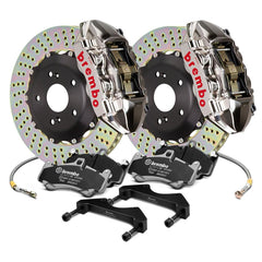Brembo GT-R Series Cross Drilled 2-Piece Rotor Rear Big Brake Kit | Multiple Subaru Fitments (2P1.8042AR)