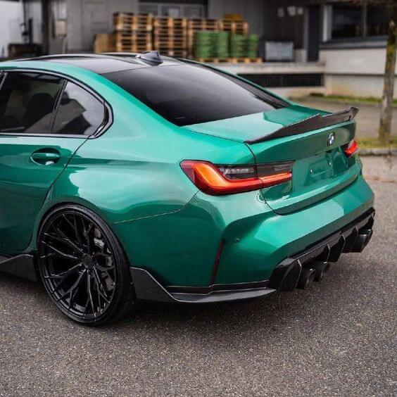 MP Style Gloss Black Rear Canard - BMW G80 & G81.