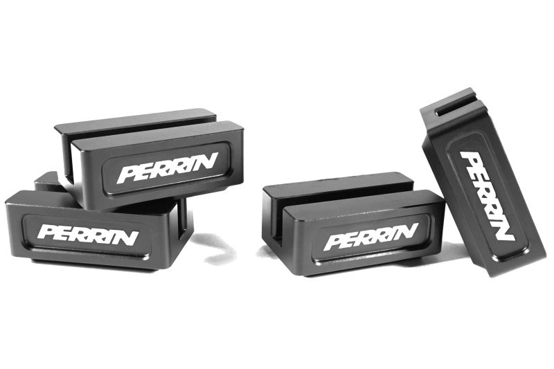 PERRIN 93-25 Subaru WRX/STI/Impreza/OBXT/LGT & 13-26 BRZ/GR86/Crosstrek Jack Pad Set (5pc) - Black