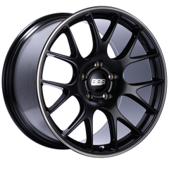 BBS CH-R 20x11.5 5x130 ET47 CB71.6 Satin Black Polished Rim Protector Wheel