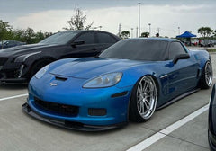 Carbon Fiber Side Skirts W/ Mud Flaps - Corvette C6.