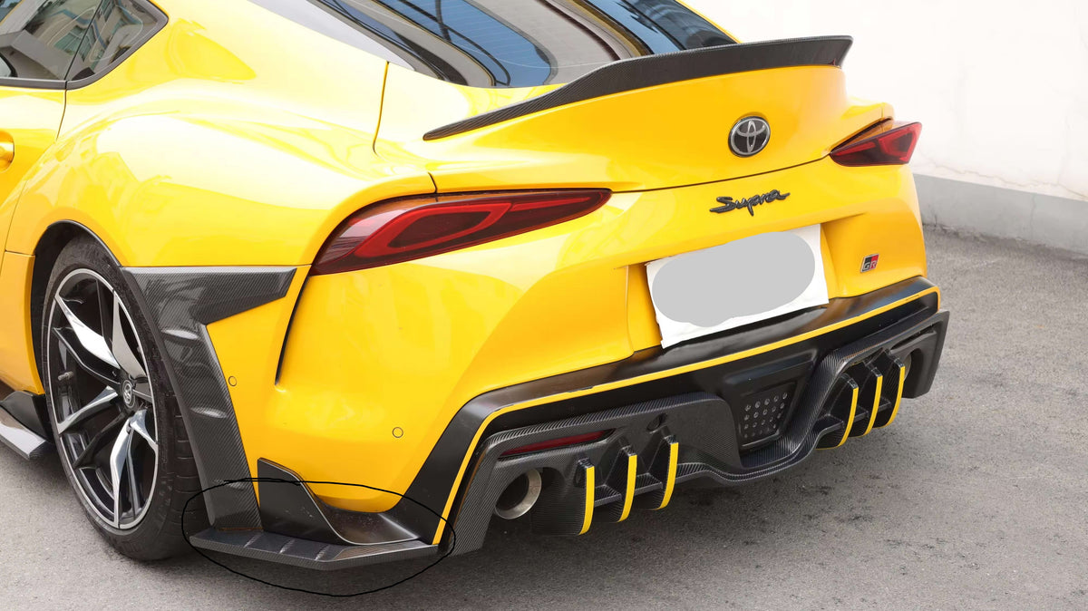 Carbon Fiber TCI Front + Rear Fender Trim -  Toyota GR Supra A90 MK5 (2020–2025).