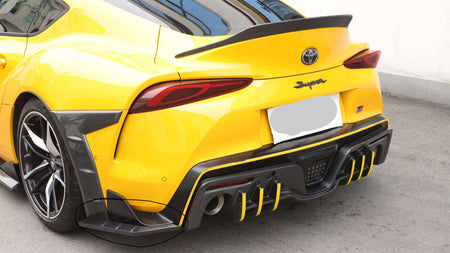 Carbon Fiber TCI Front + Rear Fender Trim -  Toyota GR Supra A90 MK5 (2020–2025).
