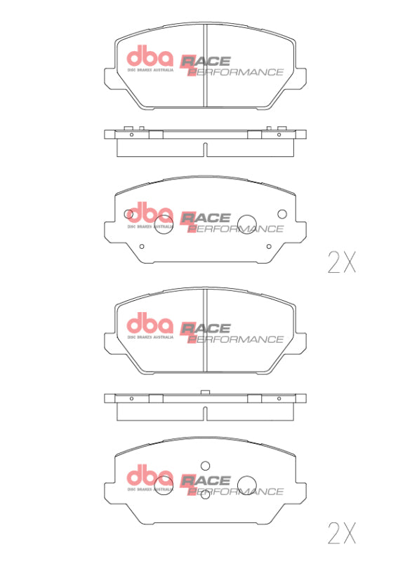 DBA 19-22 Hyundai Veloster RP Performance Front Brake Pads
