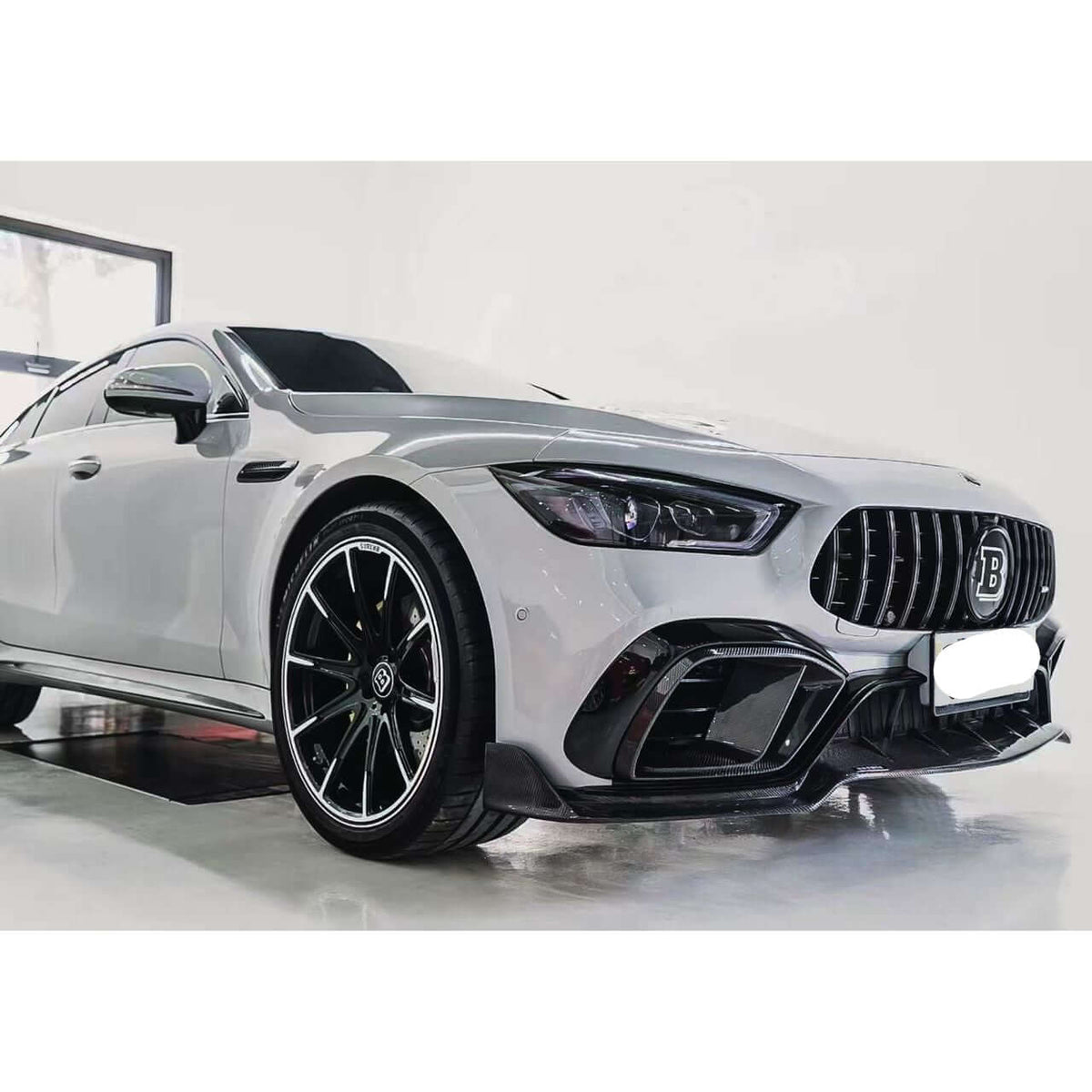 B-style Carbon Fiber Front Lip - Mercedes Benz AMG GT63 GT50.