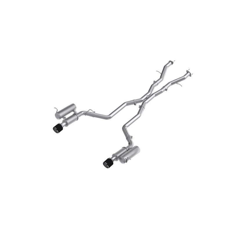 MBRP 2011+ Dodge Durango T304SS 3.0in Cat-Back Dual Rear Exit Exhaust w/ Carbon Fiber Tips