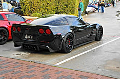 Carbon Fiber Side Skirts - Corvette C6.