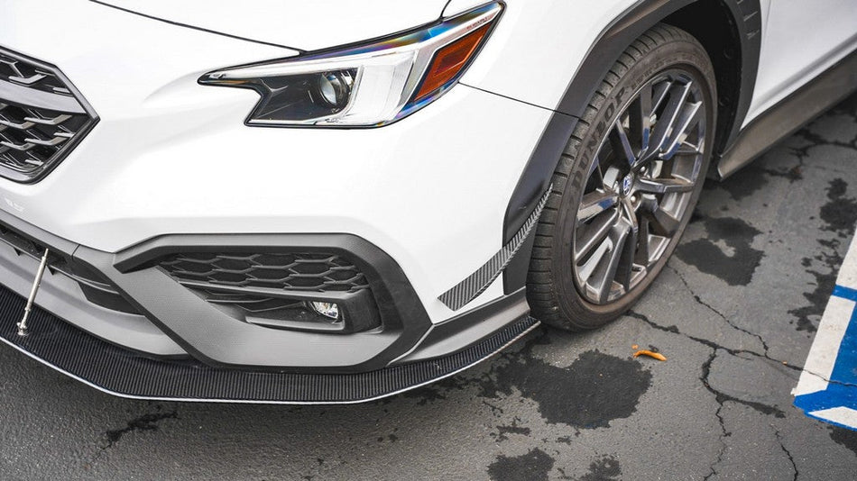 Subaru Wrx Carbon Fiber Front Bumper Canards 2022 2023