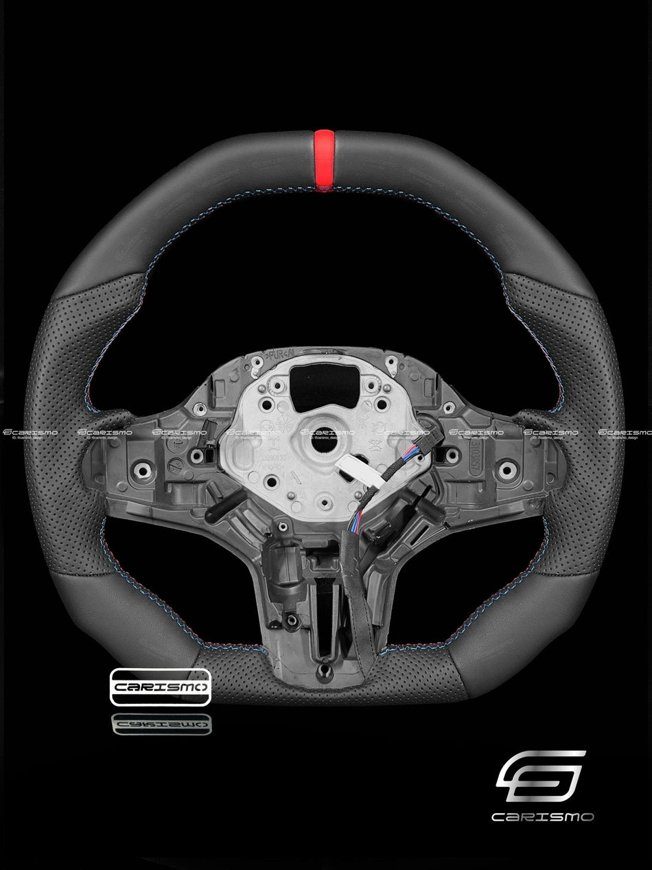 Carismo Steering Wheel For BMW G-Series (M Performance Wheel) - Signature - Full Leather (Heated)