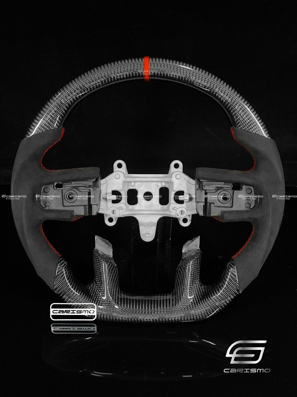 Carismo Steering Wheel For Ram 1500 TRX (DT) - Sport - Gloss Carbon - Alcantara