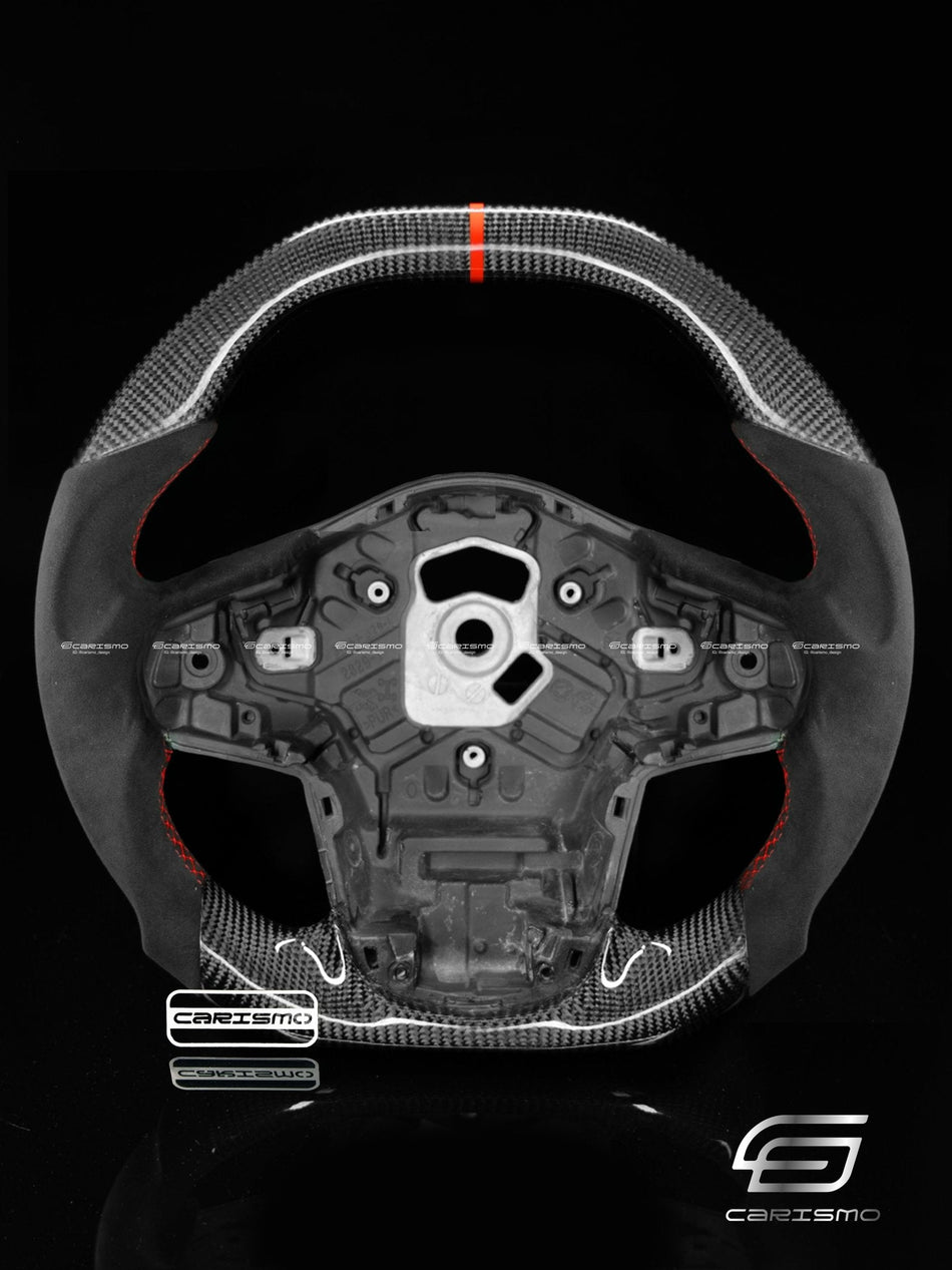 Carismo Steering Wheel For Toyota Supra (MKV) - Signature - Gloss Carbon - Alcantara