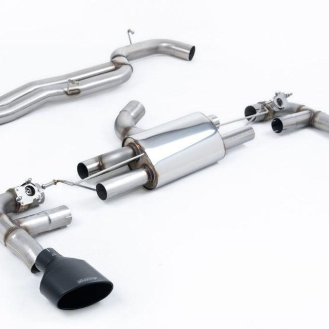 Milltek Valved &amp; Non-Resonated Large Bore Race Catback Exhaust System for 8V Audi RS3 Sportback