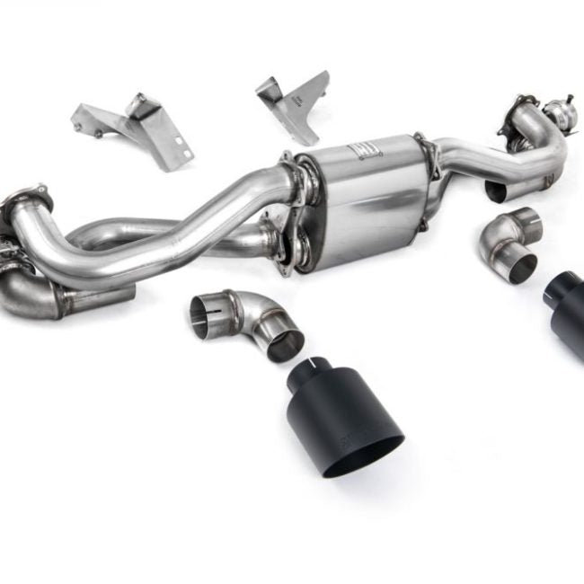 Milltek Valved &amp; Resonated Particulate-Filter-Back Exhaust System for 982 Porsche 718 Boxster GTS 4.0 / Cayman GT4 (manual, post-Feb)