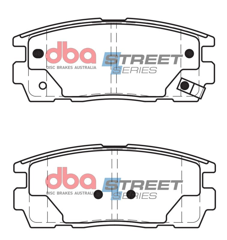 DBA 12-15 Chevrolet Captiva Sport Street Series Rear Brake Pads