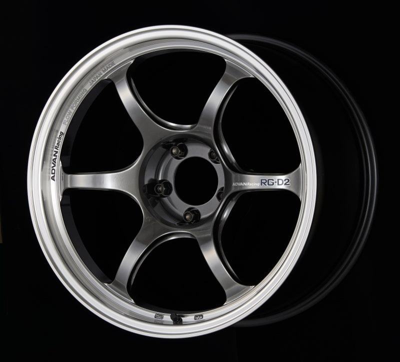 Advan RG-D2 16x6.5 +45 4x100 Machining and Racing Hyper Black Wheel