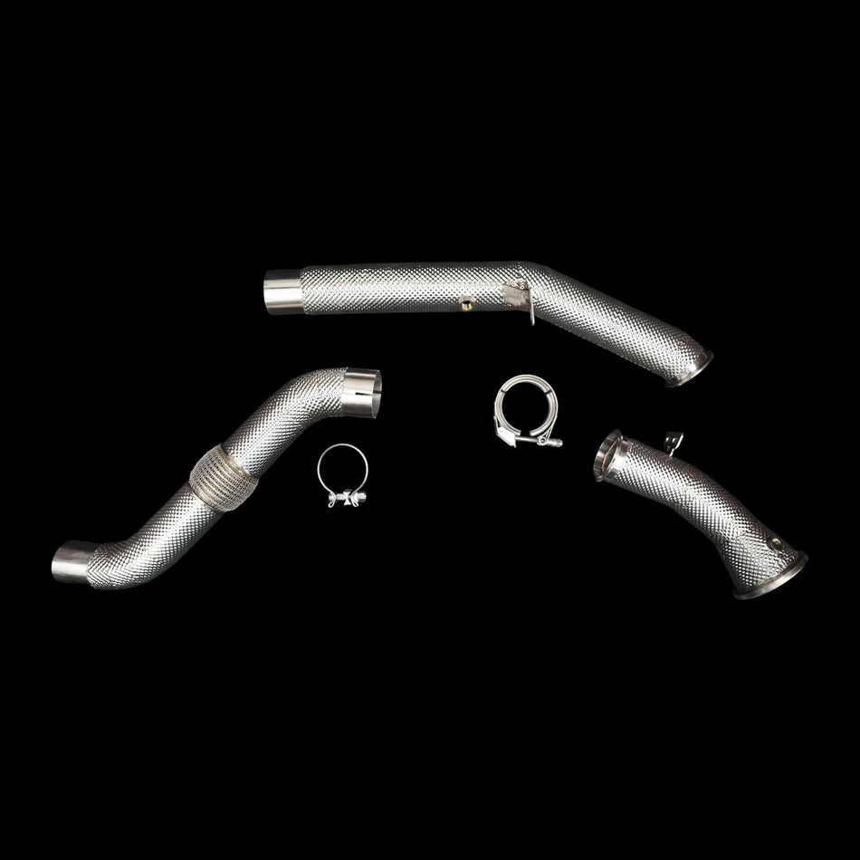 BlackBoost Land Rover Defender P400 (L663) PT306 3.0L I6 Turbo Catless Downpipes