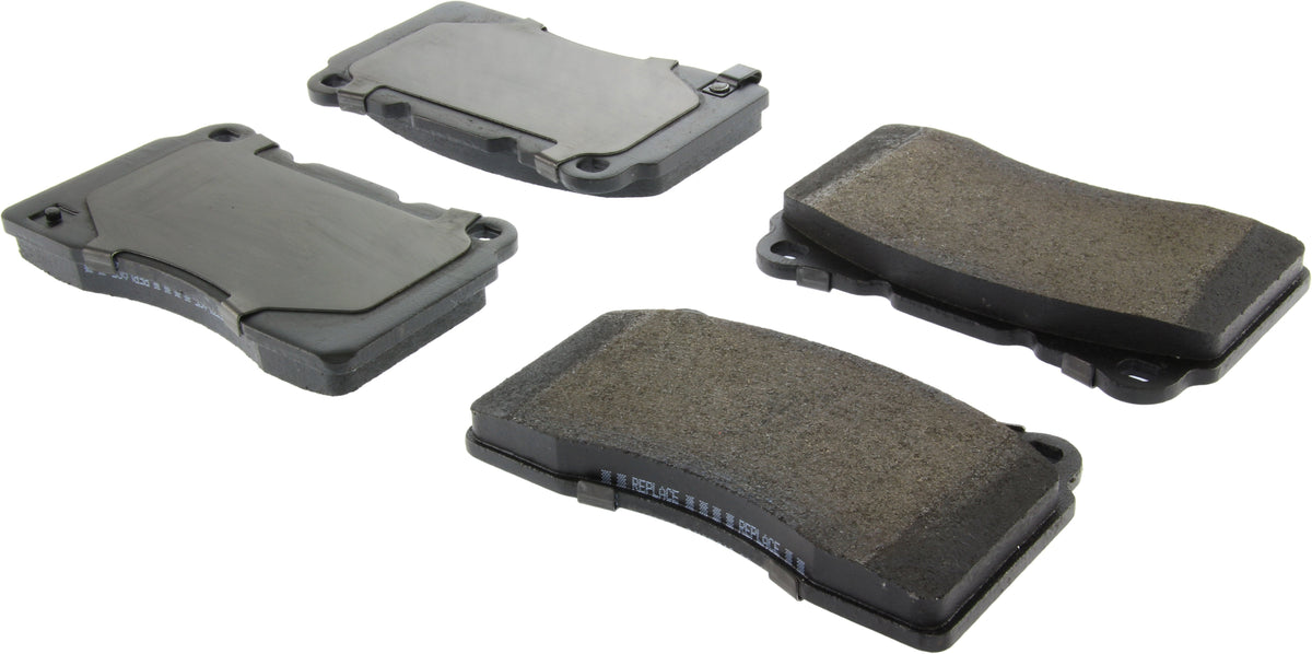 Centric PosiQuiet Front Brake Pads | 2013-2017 Subaru WRX STI, 2017-2018 Subaru BRZ, and 2003-2015 Mitsubishi Evo 8/9/X (104.10010).