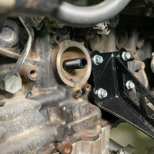 Chase Bays Oil Cooler Block Adapter Kit | Toyota 1JZ / 2JZ (CB-JZ-SNDWCH).