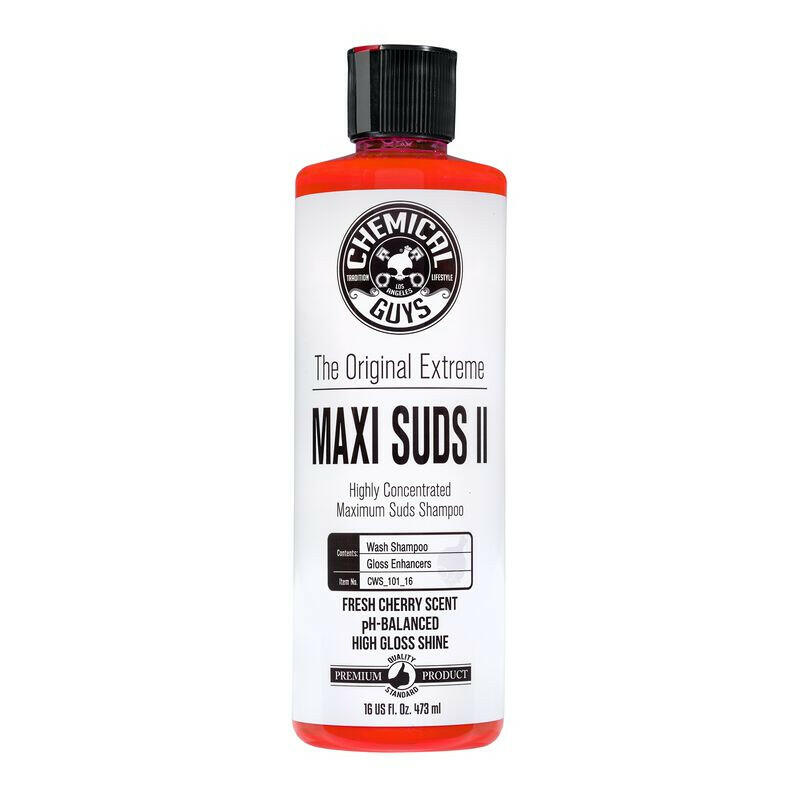 Chemical Guys Maxi Suds 2 High Foam Maintenance Shampoo and Gloss Booster (CWS_101).