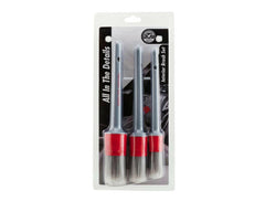 Chemical Guys Exterior Detailing Brushes (3 Pack) | Universal (ACC601).
