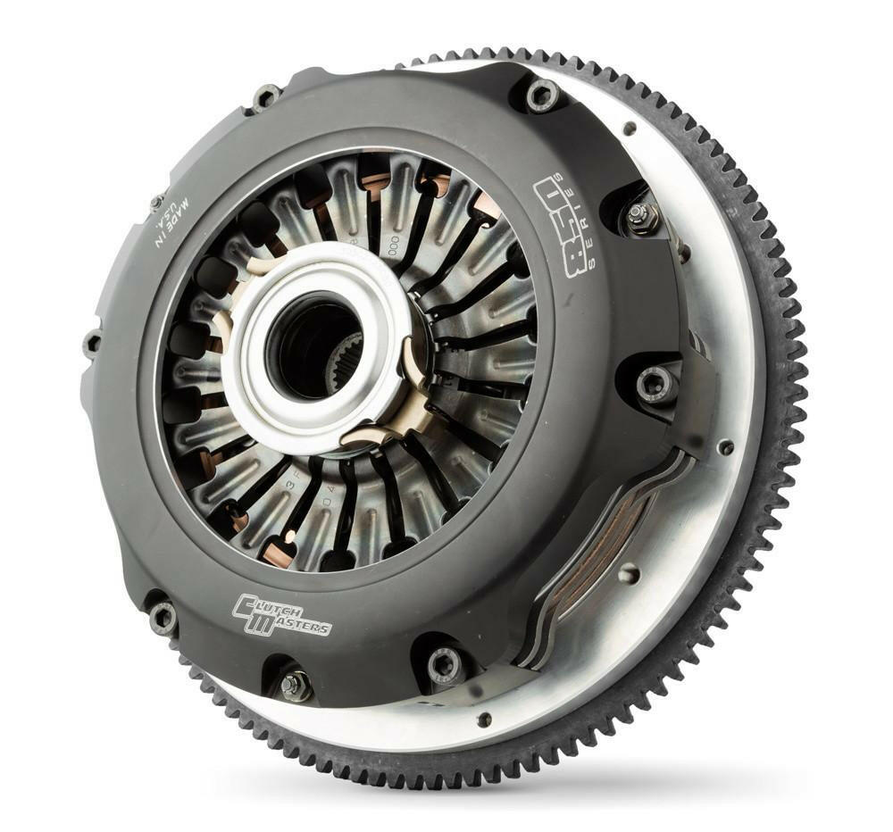 Clutch Masters FX850 Series Twin-Disc Clutch Kit w/ Steel Flywheel | 2001-2007 Mitsubishi Evo 7 - 9 (05106-TD8R-SW).