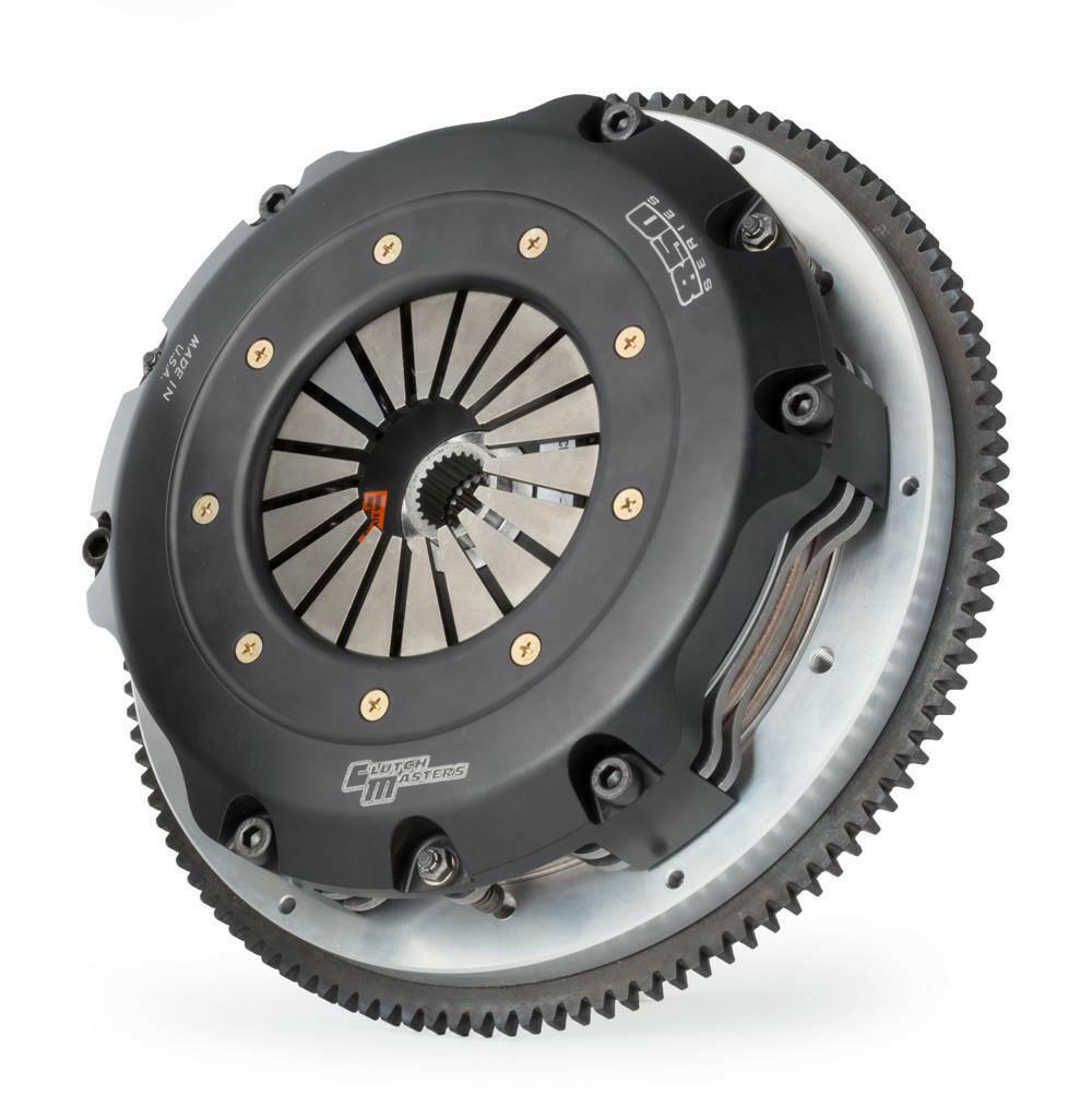 Clutch Masters FX850 Series Twin-Disc (Race/Street) Clutch Kit w/ Steel Flywheel | 2001-2007 Mitsubishi Evo 7 - 9 (05106-TD8S-SHV).