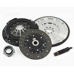 Competition Clutch Stage 2 Organic Clutch kit w/ Ultra Lightweight Steel Flywheel | 2016-2021 Honda Civic (8091-STU-2100).