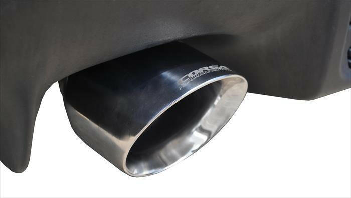 Corsa Dual Rear Cat-back Polished Sport Exhaust | 2008-2015 Mitsubishi Evo X (14858).