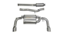 Corsa Dual Rear Cat-back Polished Sport Exhaust | 2008-2015 Mitsubishi Evo X (14858).