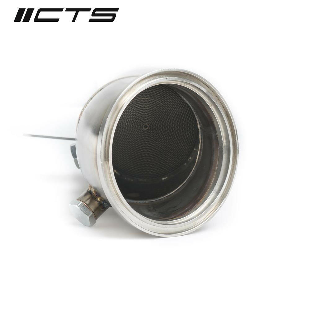CTS Turbo 4.5” High Flow Cat | 2020-2021 Toyota Supra A90 3.0L (CTS-EXH-DP-0024-S-CAT).