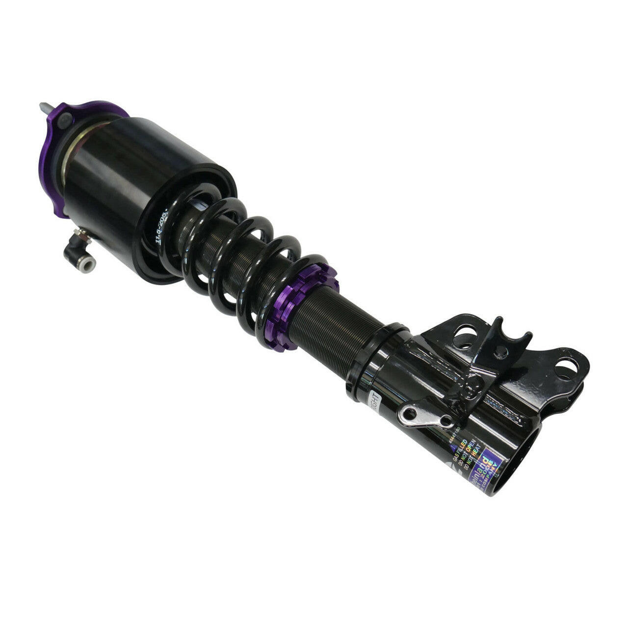 D2 Racing RS Coilovers with Front Air Cups Kit | 2017-2021 Honda Civic Type-R (D-HN-53-VACF-20).