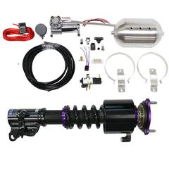 D2 Racing RS Coilovers with Front Air Cups Kit | 2003-2007 Infiniti G35 Coupe/Sedan and 2003-2008 Nissan 350Z (D-NI-03-VACF-12).