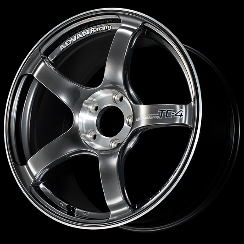 Advan TC-4 SE 15x6.5 / +45 Offset / 4-100 / 63mm Bore / Racing Hyper Black & Diamond Cut