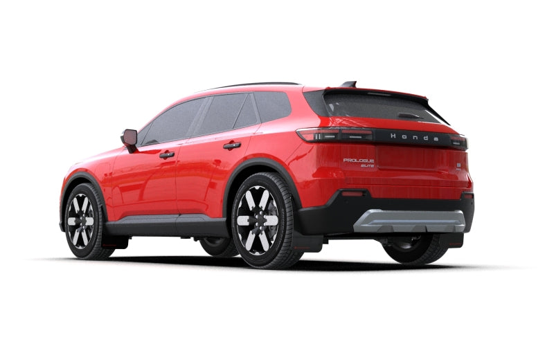 Rally Armor 24-26 Honda Prologue Black Mud Flap - Red Logo