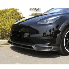 Carbon Fiber Front Splitter Lip - Tesla Model Y.