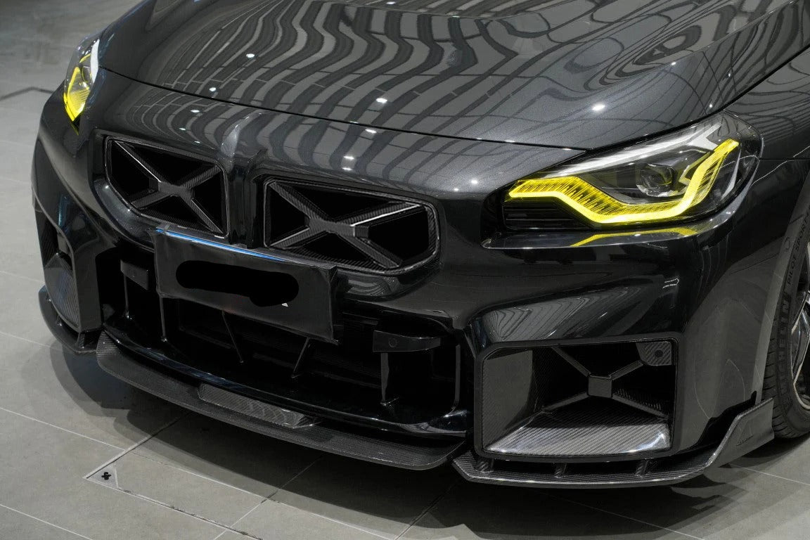 X Style Dry Carbon Fiber  Front Grille - BMW M2 G87.