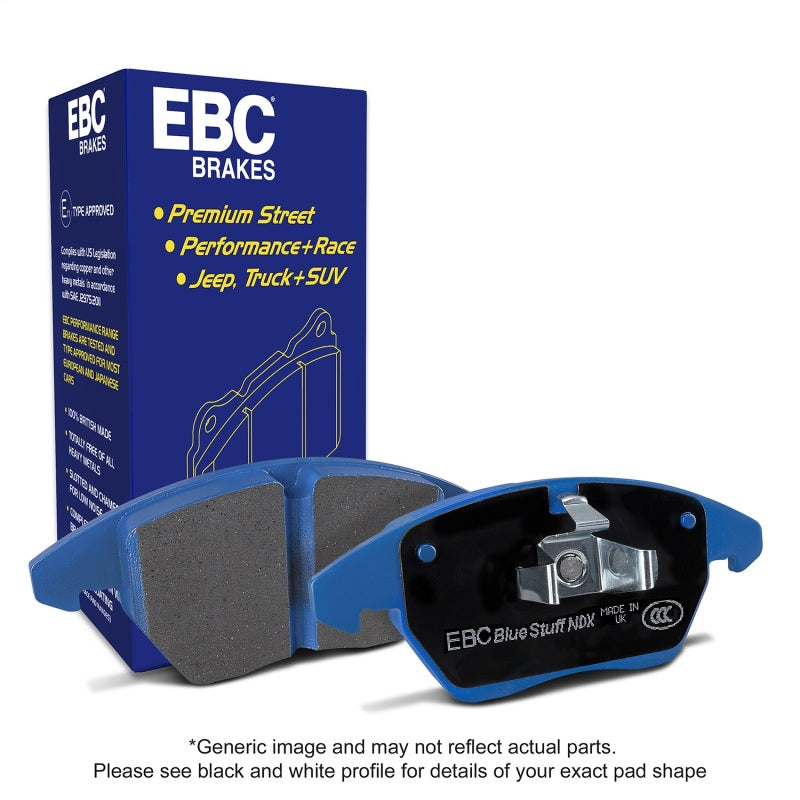 EBC 06-08 Chevrolet Corvette (C6) 7.0 (Z06) Bluestuff Front Brake Pads