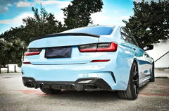 M Performance style Carbon Fiber Rear Diffuser - BMW G20 / G28 3 Series.