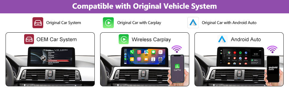 Apple Carplay & Android Auto Display Screen Upgrade - BMW F06/F12/F13 M6 & 6 Series.