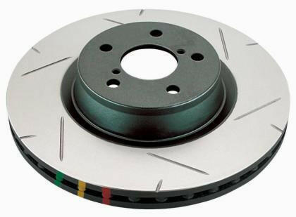 DBA 4000 Series Slotted Front Brake Rotor | 2003-2006 Mitsubishi Evo 8/9 (4418S).