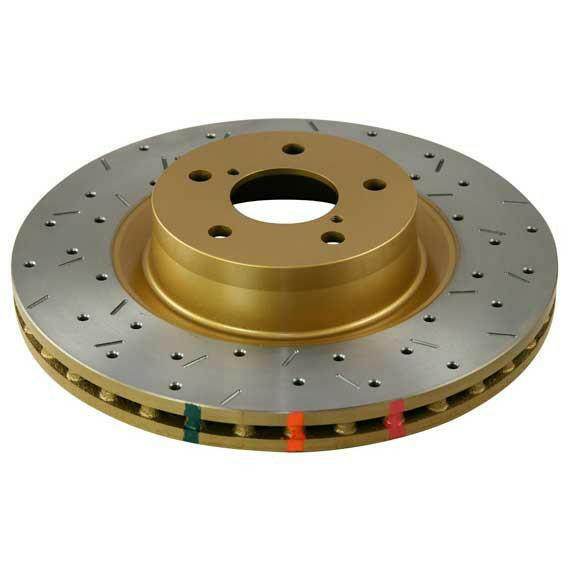 DBA 4000 Series XS Drilled/Slotted Rear Rotor | 2008-2015 Mitsubishi Evo X (42225XS).