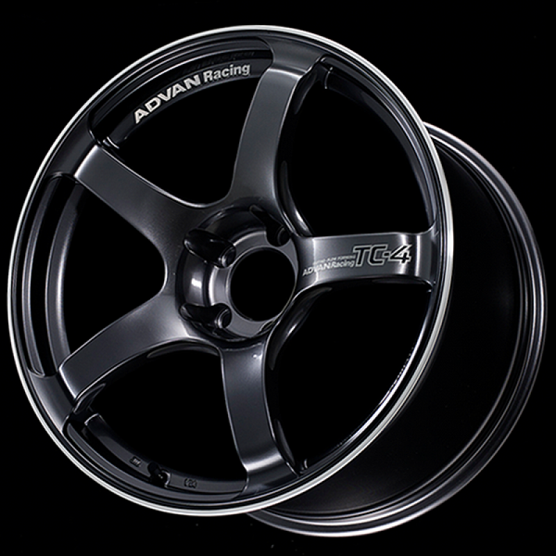 Advan TC4 16x8.0 / +35 Offset / 5-114.3 / 73mm Bore / Racing Gunmetallic & Ring