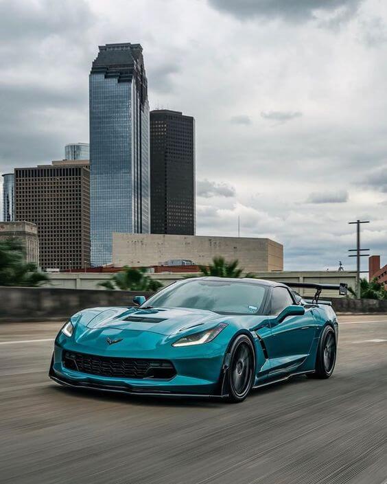 Carbon Fiber Front Lip Splitter - Corvette C7.