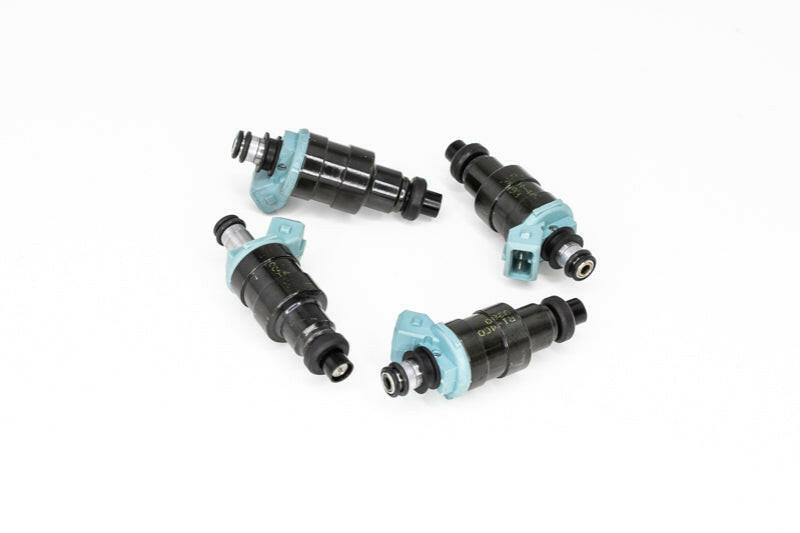 DeatschWerks Universal 450cc Low Impedance 11mm Upper Injector - Set of 4 (42M-11-0450-4).