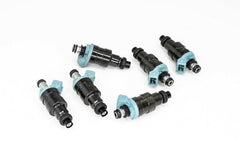DeatschWerks Universal 450cc Low Impedance 11mm Upper Injector - Set of 6 (42M-11-0450-6).